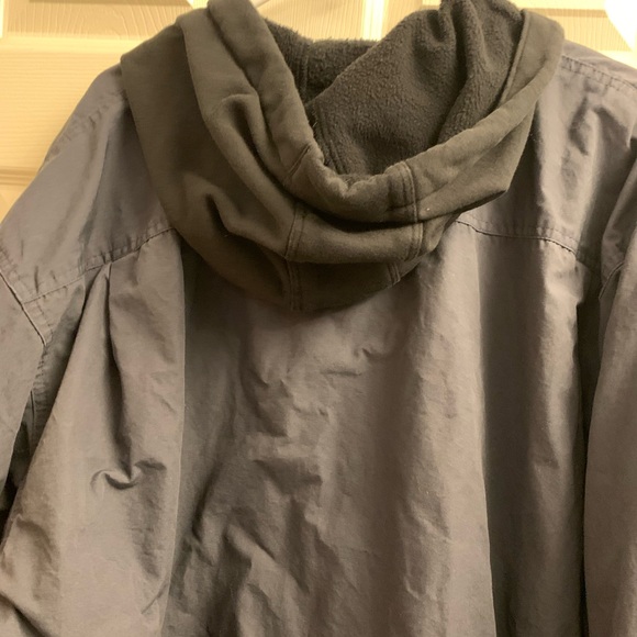 Big Men’s 4x Wrangler Jacket Navy Blue - Picture 6 of 8